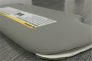 遮陽板內(nèi)襯泡棉